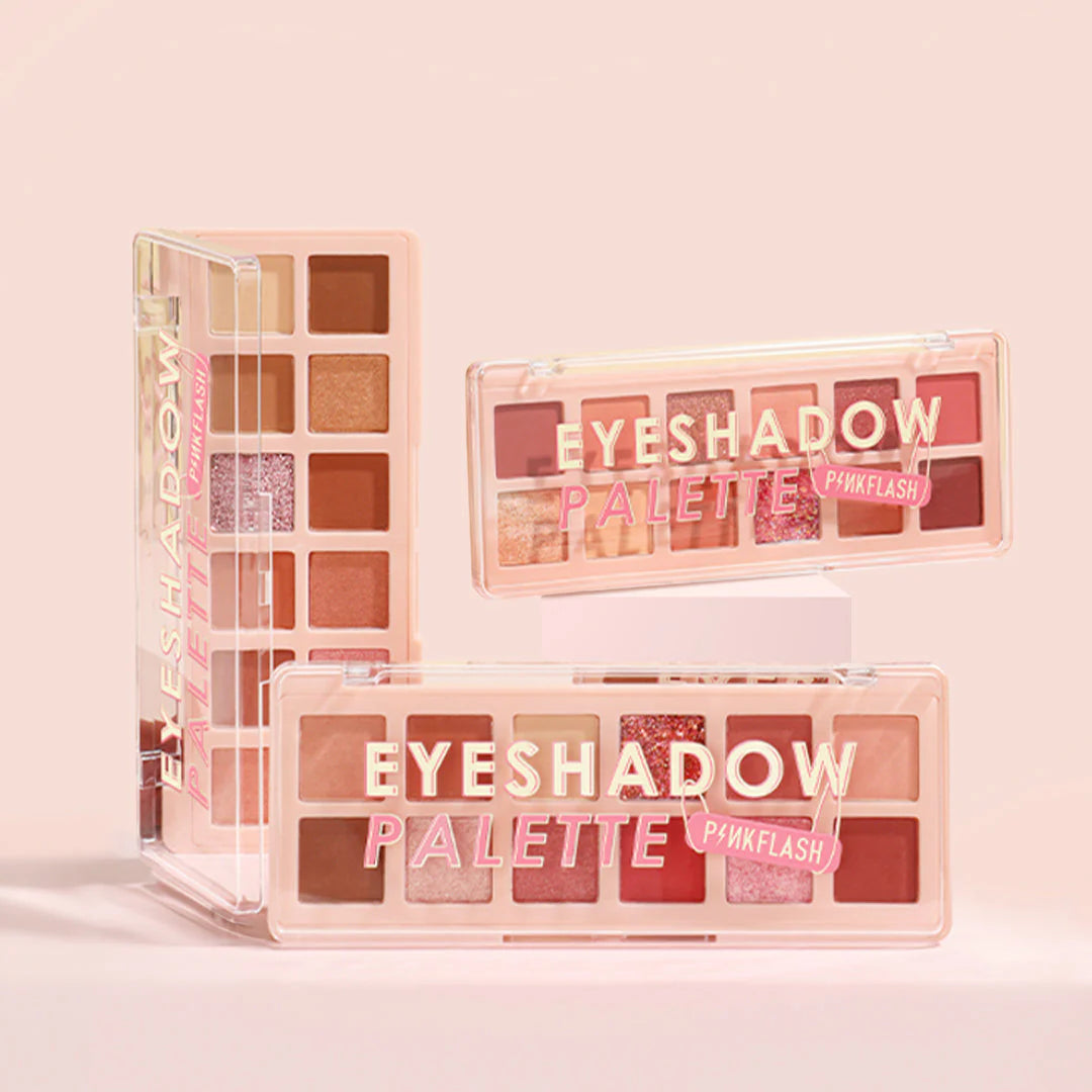 Pinkflash Pro Touch Eyeshadow Palette-01# Cranberry Cookies 4pc Set + 1 Full Size Product Worth 25% Value Free