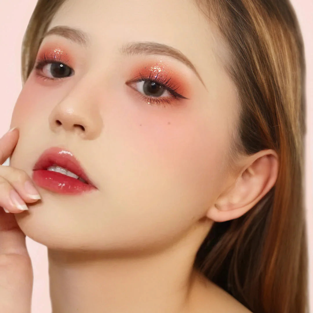 Pinkflash Pro Touch Eyeshadow Palette-04# Grapefruit Mousse 4pc Set + 1 Full Size Product Worth 25% Value Free