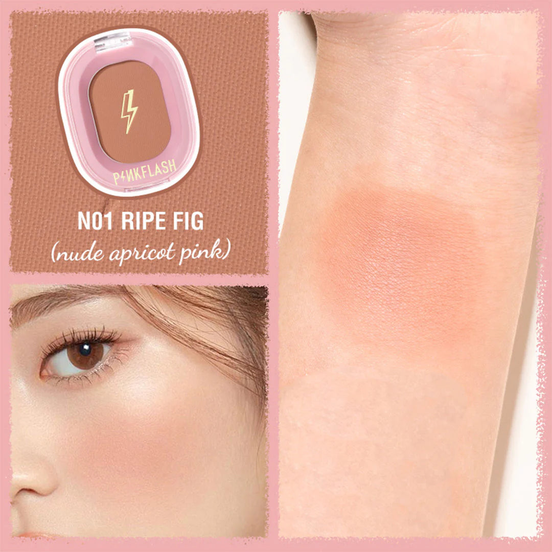 Pinkflash Chic In Cheek-N01# Ripe Fig 4pc Set + 1 Full Size Product Worth 25% Value Free