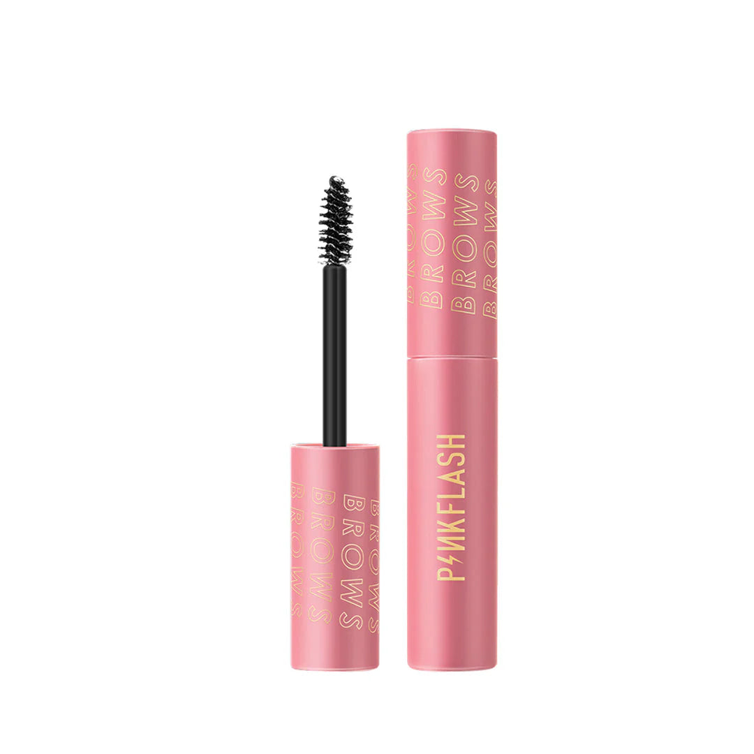 Pinkflash Coloring Eyebrow Mascara Black 4pc Set + 1 Full Size Product Worth 25% Value Free