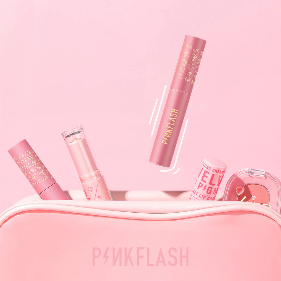 Pinkflash Coloring Eyebrow Mascara Black 4pc Set + 1 Full Size Product Worth 25% Value Free