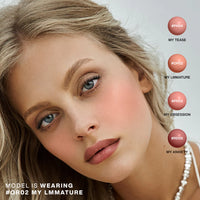 Focallure Lush Flush On Cream Blush #OR02 My Lmmature 4pc Set + 1 Full Size Product Worth 25% Value Free