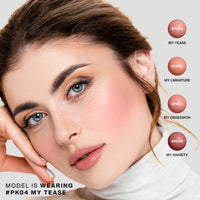Focallure Lush Flush On Cream Blush #PK04 My Tease 4pc Set + 1 Full Size Product Worth 25% Value Free