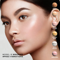 Focallure Light To Light Liquid Highlighter #PK03 Vibrations 4pc Set + 1 Full Size Product Worth 25% Value Free