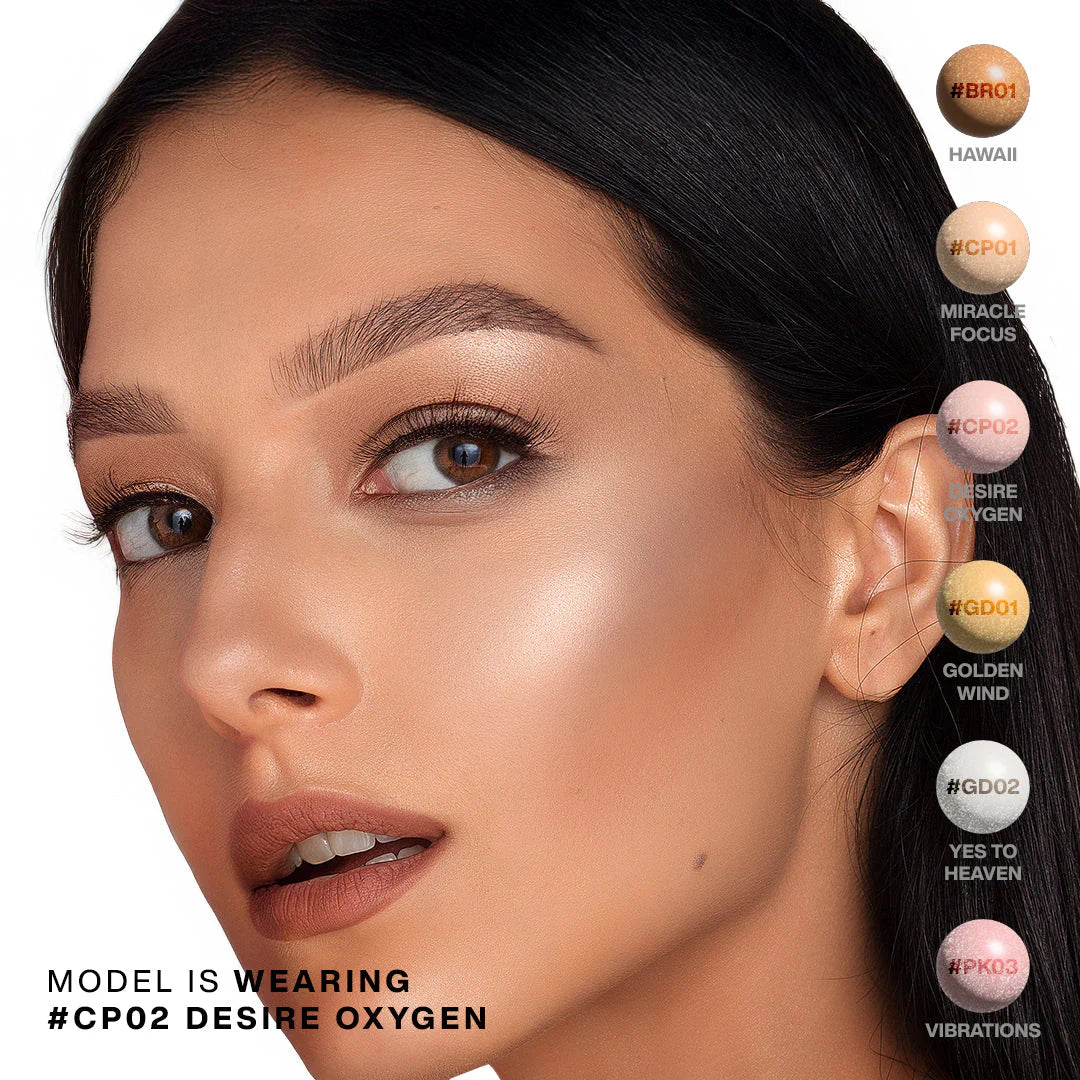 Focallure Light To Light Liquid Highlighter #CP02- Desire Oxygen 4pc Set + 1 Full Size Product Worth 25% Value Free