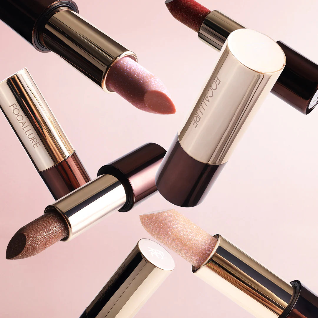 Focallure Glisten Opal Hydrating Lip Balm-NU04 Flower Dance 4pc Set + 1 Full Size Product Worth 25% Value Free