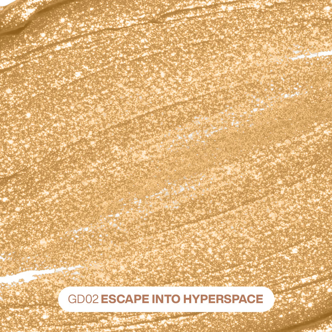 Focallure Star Crash Stretchy Highlighter GD02 Escape Into Hyperspace 4pc Set + 1 Full Size Product Worth 25% Value Free