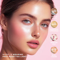 Focallure Star Crash Stretchy Highlighter PK02 Rosettes Light 4pc Set + 1 Full Size Product Worth 25% Value Free