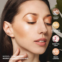 Focallure Star Crash Stretchy Highlighter OR01 Beach Landing 4pc Set + 1 Full Size Product Worth 25% Value Free