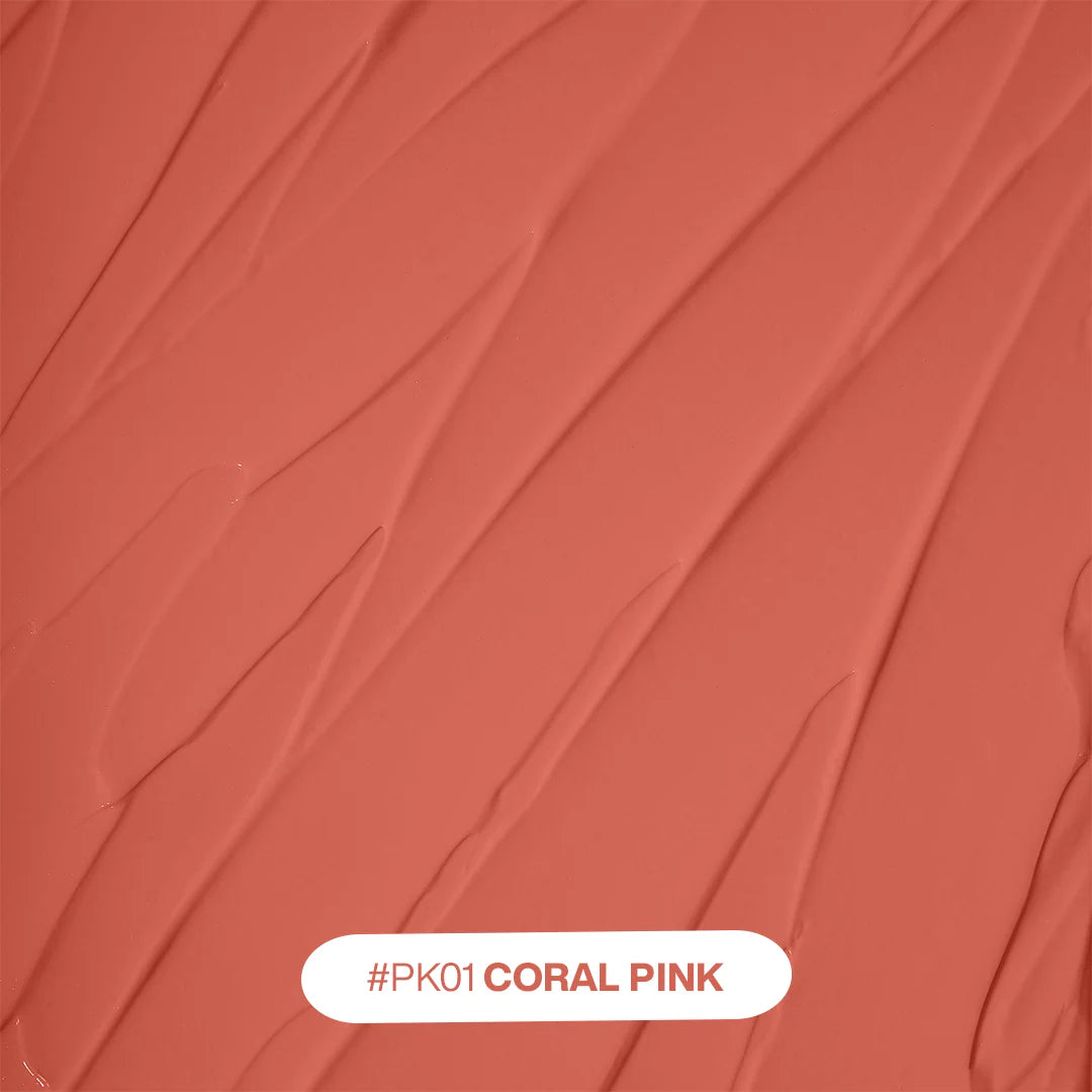 Focallure Lasting Matte Lipstick-PK01 Coral Pink 4pc Set + 1 Full Size Product Worth 25% Value Free