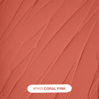 Focallure Lasting Matte Lipstick-PK01 Coral Pink 4pc Set + 1 Full Size Product Worth 25% Value Free