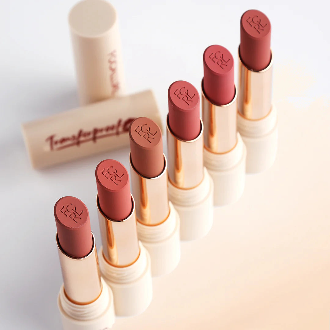 Focallure Lasting Matte Lipstick-PK01 Coral Pink 4pc Set + 1 Full Size Product Worth 25% Value Free