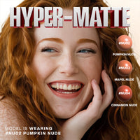 Focallure Lasting Matte Lipstick-NU02 Pumpkin Nude 4pc Set + 1 Full Size Product Worth 25% Value Free