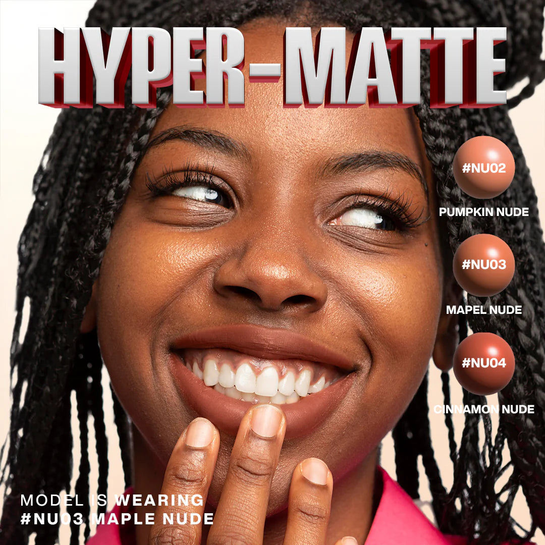 Focallure Lasting Matte Lipstick-NU03 Maple Nude 4pc Set + 1 Full Size Product Worth 25% Value Free