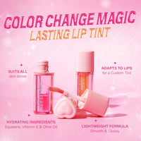Pinkflash Lasting Lip Tint-HOT PK01 Juicy Peach 4pc Set + 1 Full Size Product Worth 25% Value Free