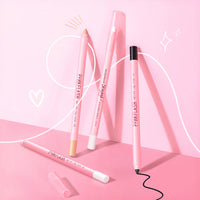 Pinkflash Waterproof Kajal Eeyliner Pencil-BK01 Black 4pc Set + 1 Full Size Product Worth 25% Value Free