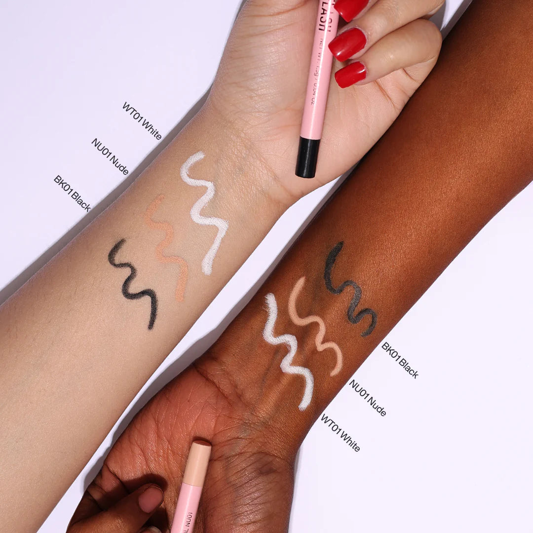 Pinkflash Waterproof Kajal Eeyliner Pencil-NU01 Nude 4pc Set + 1 Full Size Product Worth 25% Value Free