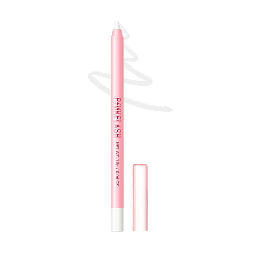 Pinkflash Waterproof Kajal Eeyliner Pencil-WT01 White 4pc Set + 1 Full Size Product Worth 25% Value Free