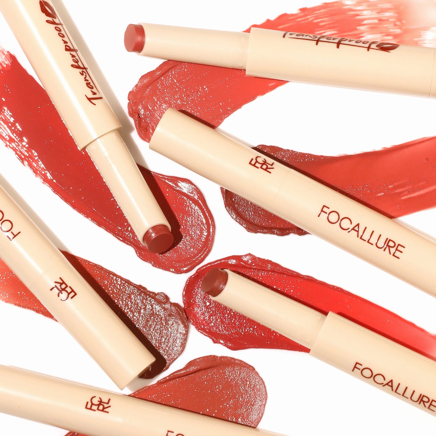 Focallure Watery Lip Balm-NU02 Caramel Pudding 4pc Set + 1 Full Size Product Worth 25% Value Free