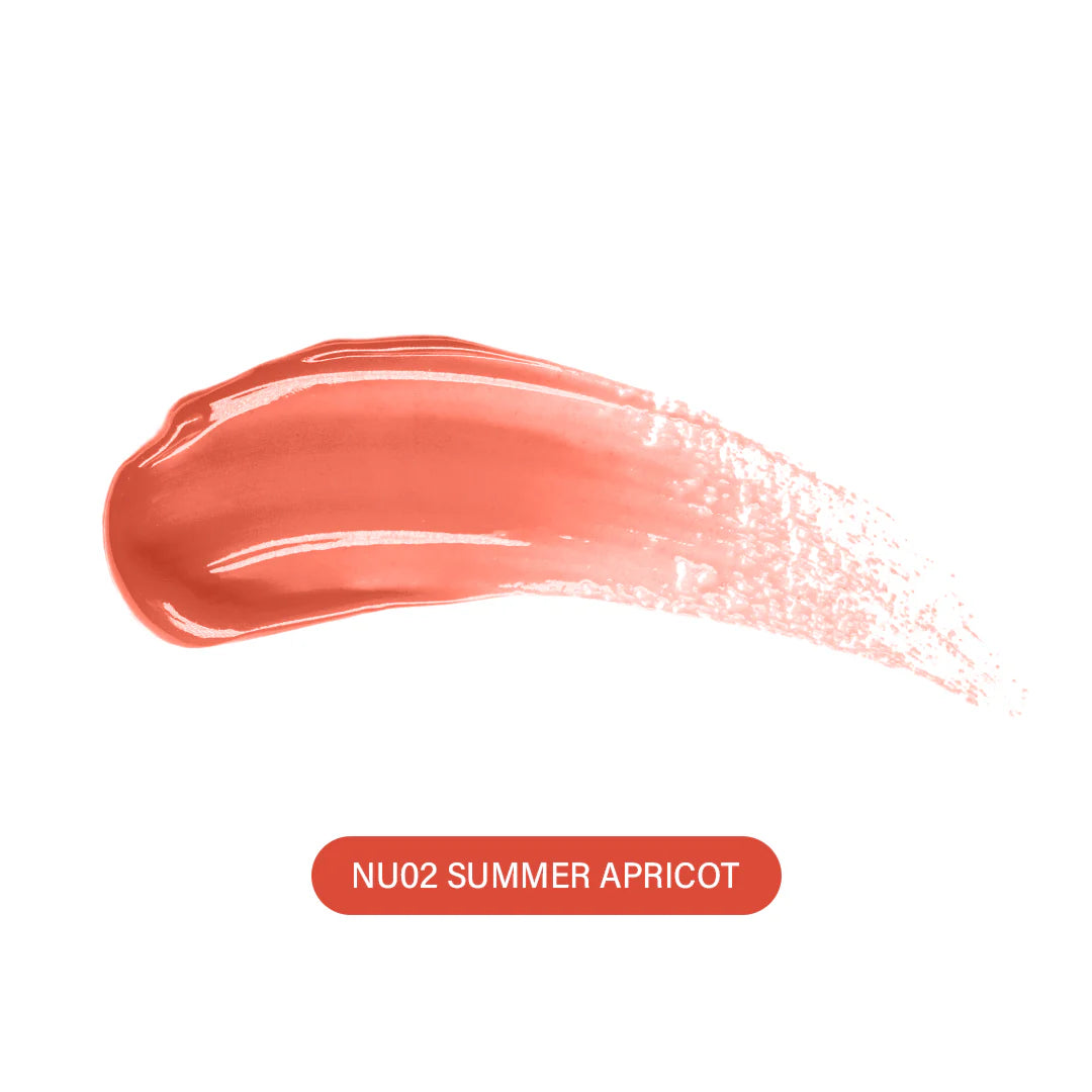 Pinkflash Volumizing Glossy Balm-NU02 Summer Apricot 4pc Set + 1 Full Size Product Worth 25% Value Free