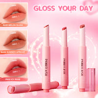 Pinkflash Volumizing Glossy Balm-NU02 Summer Apricot 4pc Set + 1 Full Size Product Worth 25% Value Free