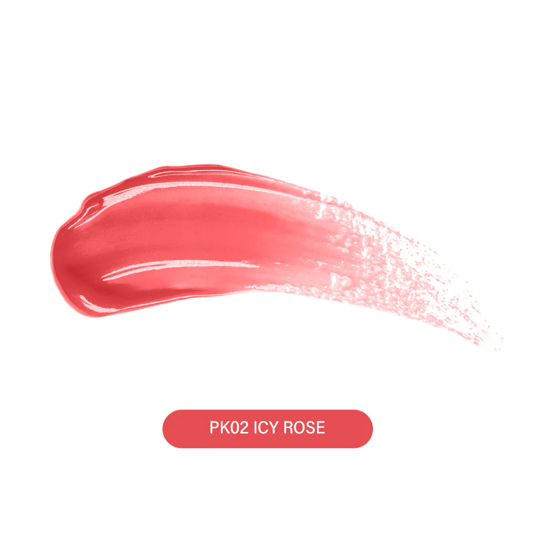 Pinkflash Volumizing Glossy Balm-PK02 Icy Rose 4pc Set + 1 Full Size Product Worth 25% Value Free