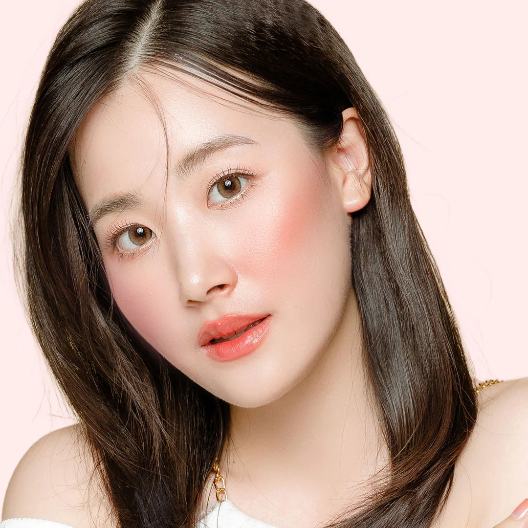 Pinkflash Dewy Blush Stick-PP01 Cherry Heart 4pc Set + 1 Full Size Product Worth 25% Value Free