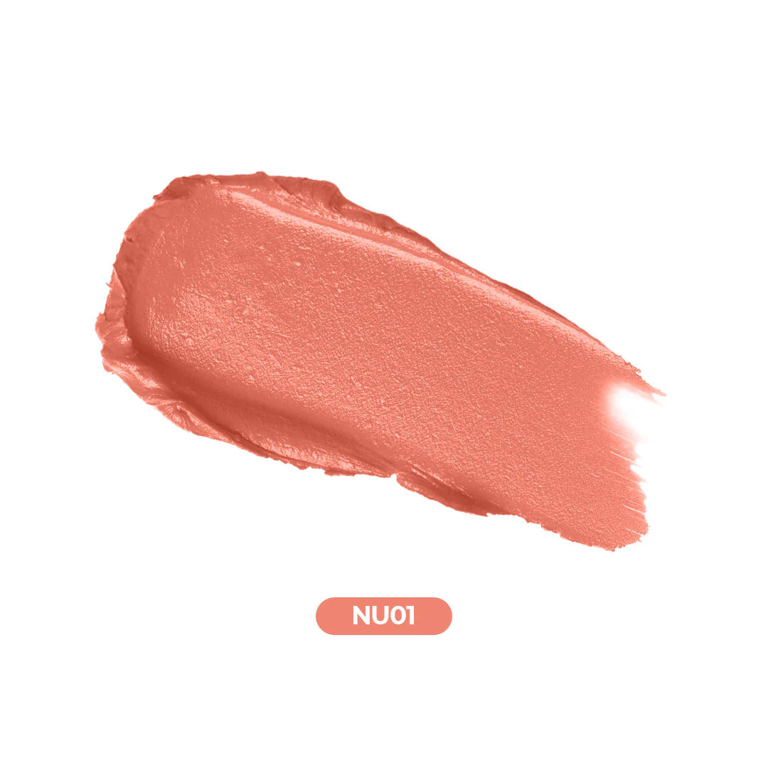 Pinkflash Dewy Blush Stick-NU01 Apricot Heart 4pc Set + 1 Full Size Product Worth 25% Value Free