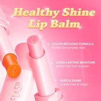 Pinkflash Color Reviving Lip Balm-OR01 Sunset Orange 4pc Set + 1 Full Size Product Worth 25% Value Free