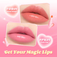 Pinkflash Color Reviving Lip Balm-OR01 Sunset Orange 4pc Set + 1 Full Size Product Worth 25% Value Free