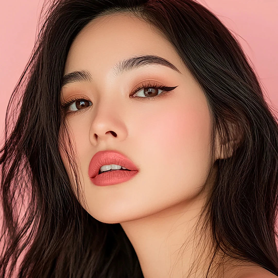 Pinkflash Lasting Matte Lipstick-NU01 Cute Rose 4pc Set + 1 Full Size Product Worth 25% Value Free