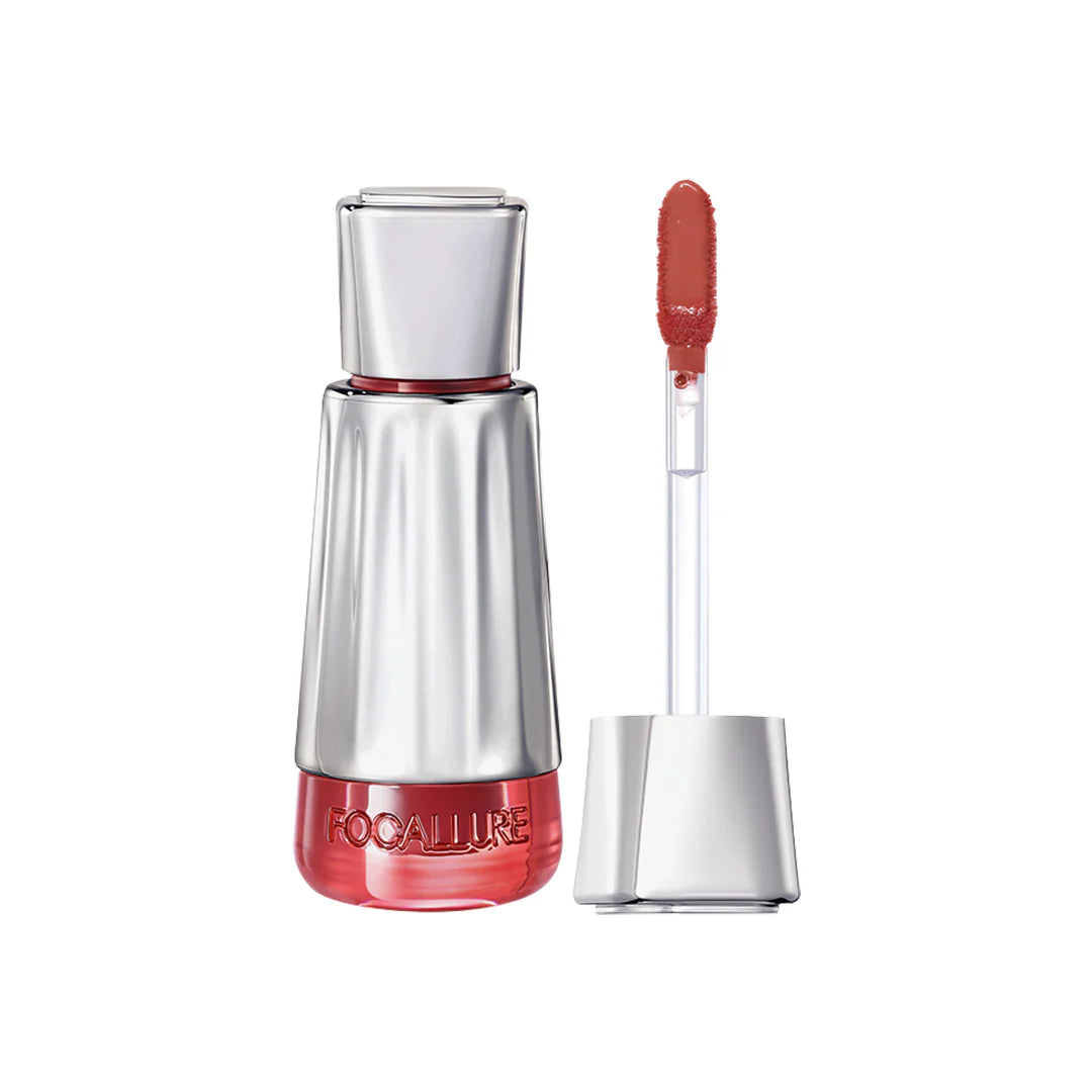 Focallure 3D Mirror Lasting Dewy Lip Tint NU01 Bare Coco 4pc Set + 1 Full Size Product Worth 25% Value Free
