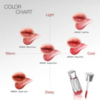 Focallure 3D Mirror Lasting Dewy Lip Tint PK03 Fig Pink 4pc Set + 1 Full Size Product Worth 25% Value Free
