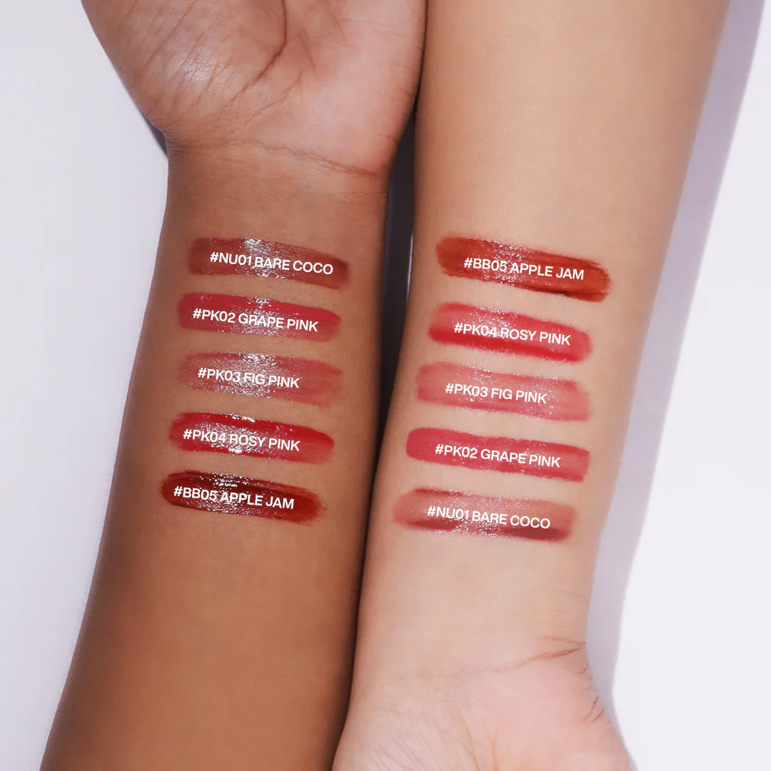 Focallure 3D Mirror Lasting Dewy Lip Tint BB05 Apple Jam 4pc Set + 1 Full Size Product Worth 25% Value Free