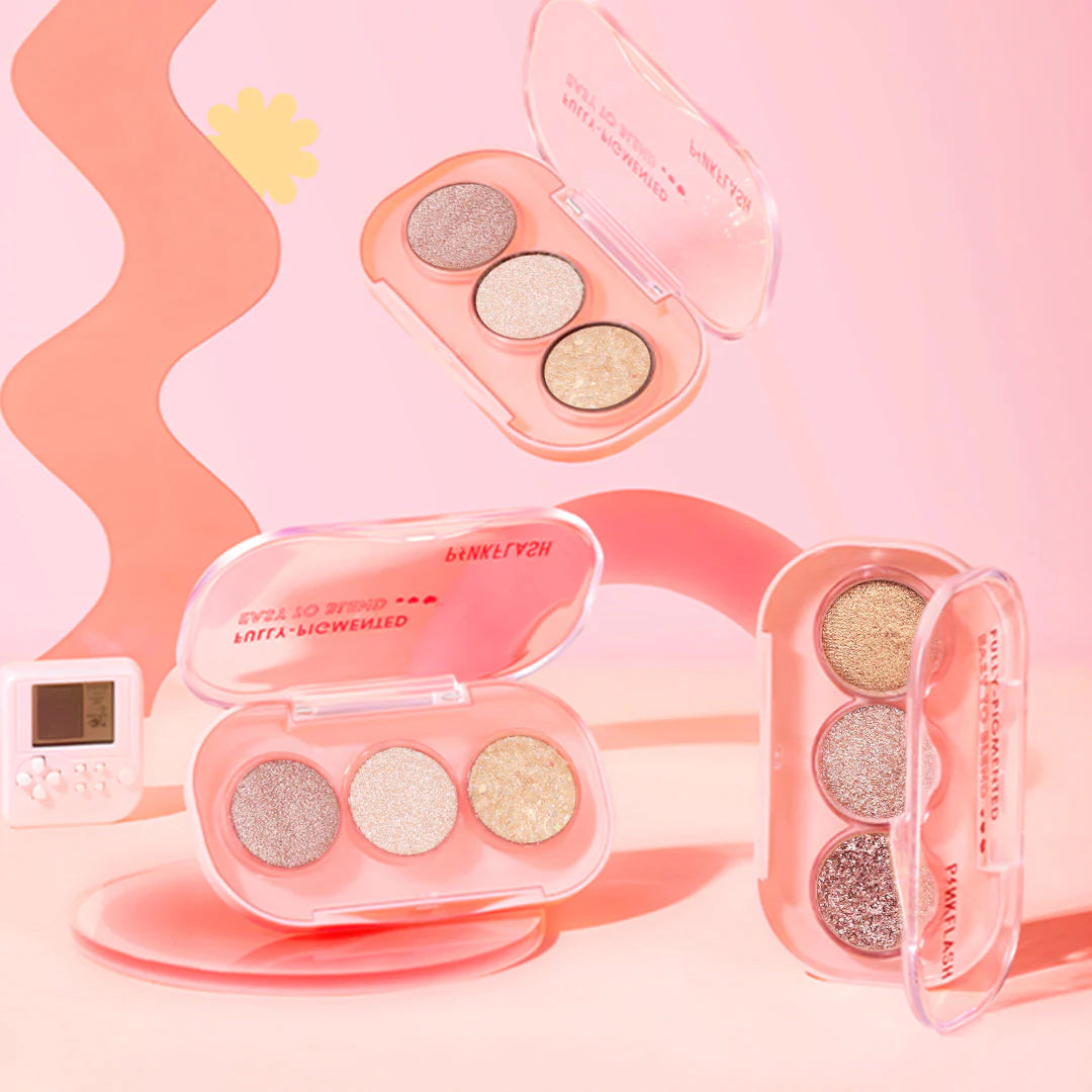 Pinkflash 3 Pan Eyeshadow-#GT01 4pc Set + 1 Full Size Product Worth 25% Value Free