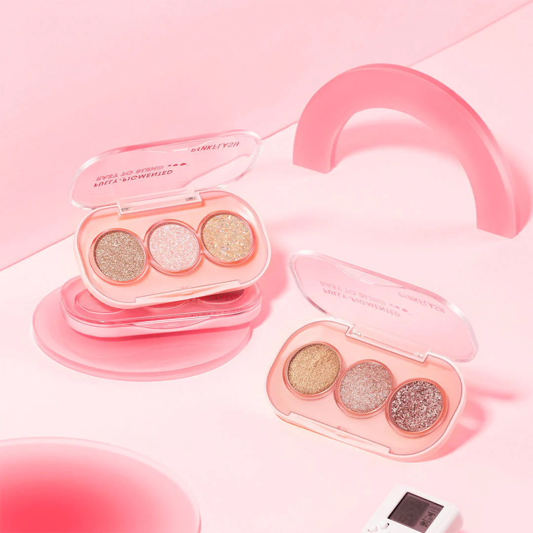 Pinkflash 3 Pan Eyeshadow-#GT02 4pc Set + 1 Full Size Product Worth 25% Value Free