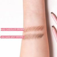 Pinkflash Oh My Emoji Eyebrow Pencil-4# Dark Grey Brown 4pc Set + 1 Full Size Product Worth 25% Value Free