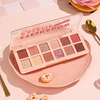 Pinkflash Pro Touch Eyeshadow Palette-03# Strawberry Doughnut 4pc Set + 1 Full Size Product Worth 25% Value Free