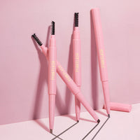 Pinkflash Waterproof Auto Eyebrow Pencil-#2 Chocolate Brown 4pc Set + 1 Full Size Product Worth 25% Value Free