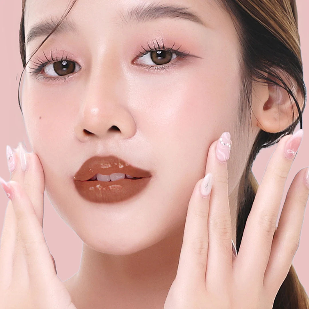 Pinkflash Ever Glossy Moist Lipgloss-G05# Steppin 4pc Set + 1 Full Size Product Worth 25% Value Free