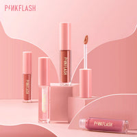 Pinkflash Ever Glossy Moist Lipgloss-S02# Twinkle 4pc Set + 1 Full Size Product Worth 25% Value Free