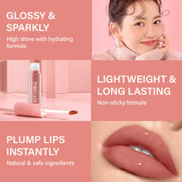Pinkflash Ever Glossy Moist Lipgloss-G02# Shelter 4pc Set + 1 Full Size Product Worth 25% Value Free