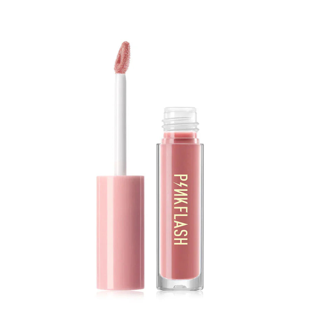 Pinkflash Ever Glossy Moist Lipgloss-G02# Shelter 4pc Set + 1 Full Size Product Worth 25% Value Free