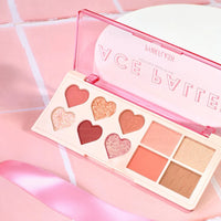 Pinkflash Multi Face Palette-2# Strawberry 4pc Set + 1 Full Size Product Worth 25% Value Free