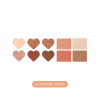 Pinkflash Multi Face Palette-3# Caramel 4pc Set + 1 Full Size Product Worth 25% Value Free