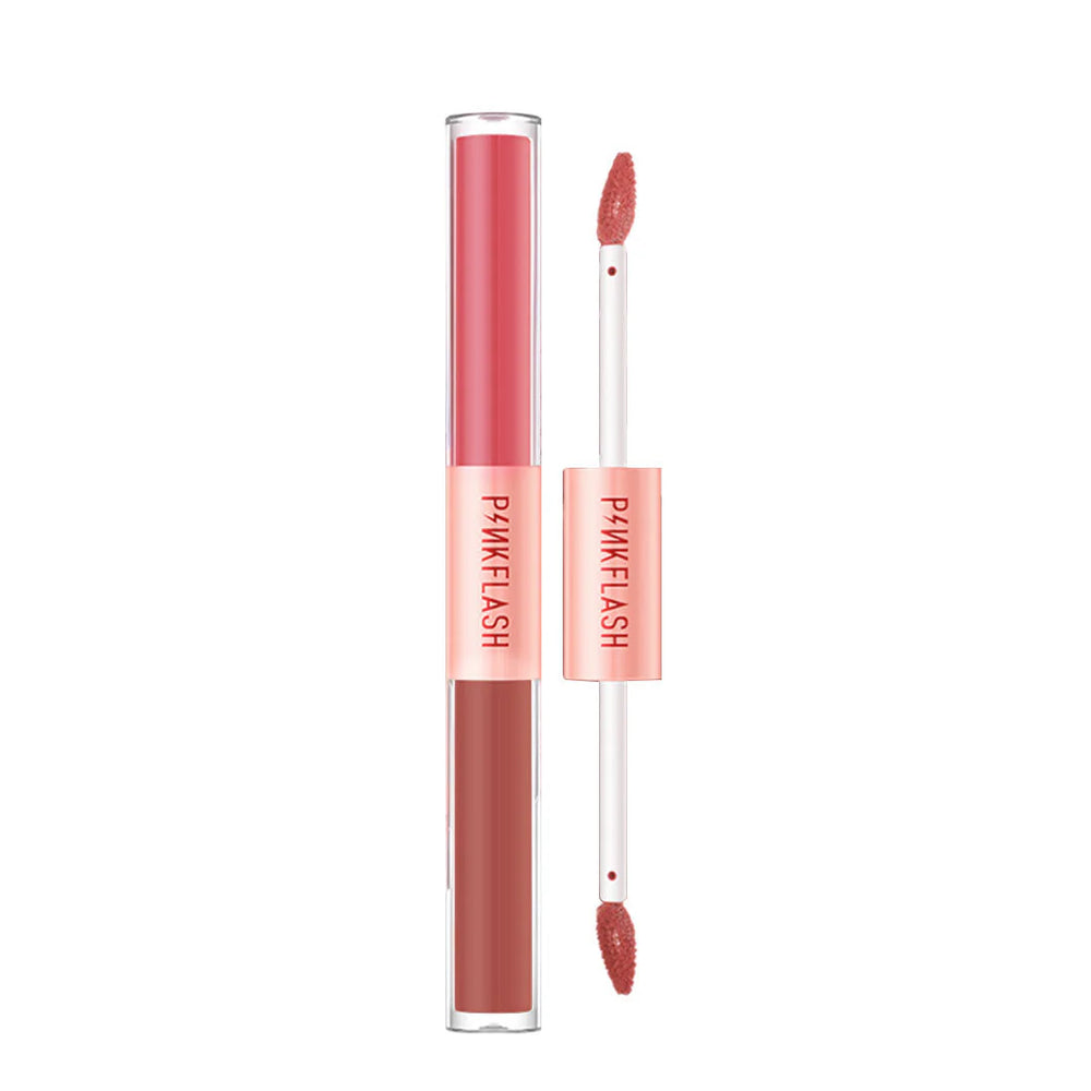 Pinkflash Duo Lipgloss-V03# 4pc Set + 1 Full Size Product Worth 25% Value Free