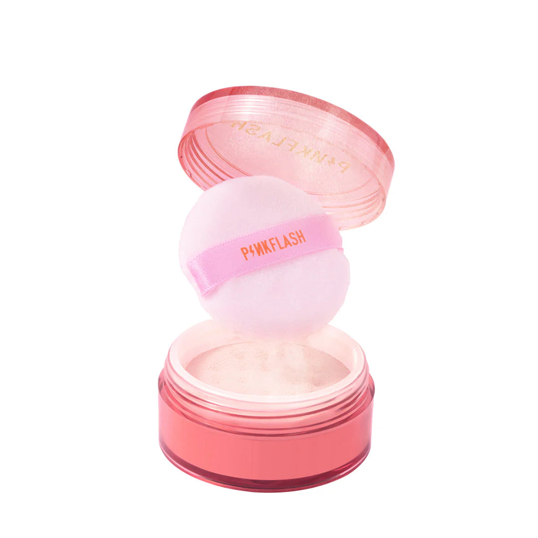Pinkflash Oil Controller Translucent Loose Powder-222# 4pc Set + 1 Full Size Product Worth 25% Value Free
