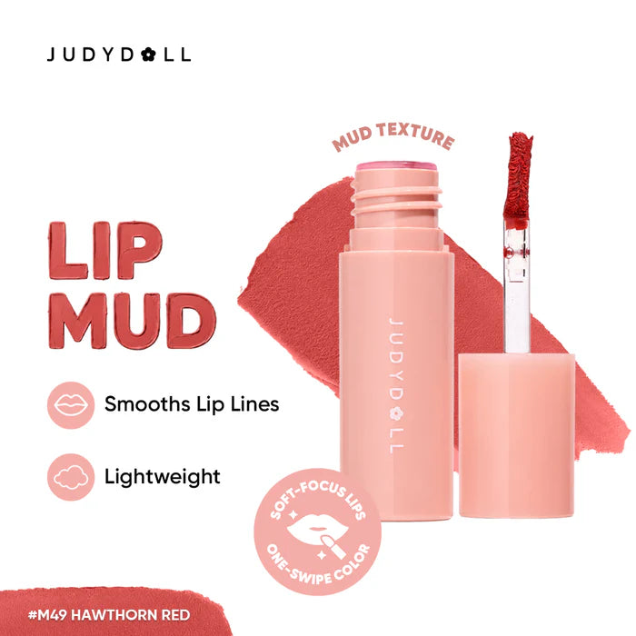 Judydoll Lip Mud M49 4pc Set + 1 Full Size Product Worth 25% Value Free