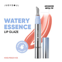 Judydoll Watery Essence Lip Glaze G02 Peach Ice 4pc Set + 1 Full Size Product Worth 25% Value Free