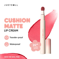 Judydoll Cushion Matte Lock Lip Cream D10 The Ldol 4pc Set + 1 Full Size Product Worth 25% Value Free